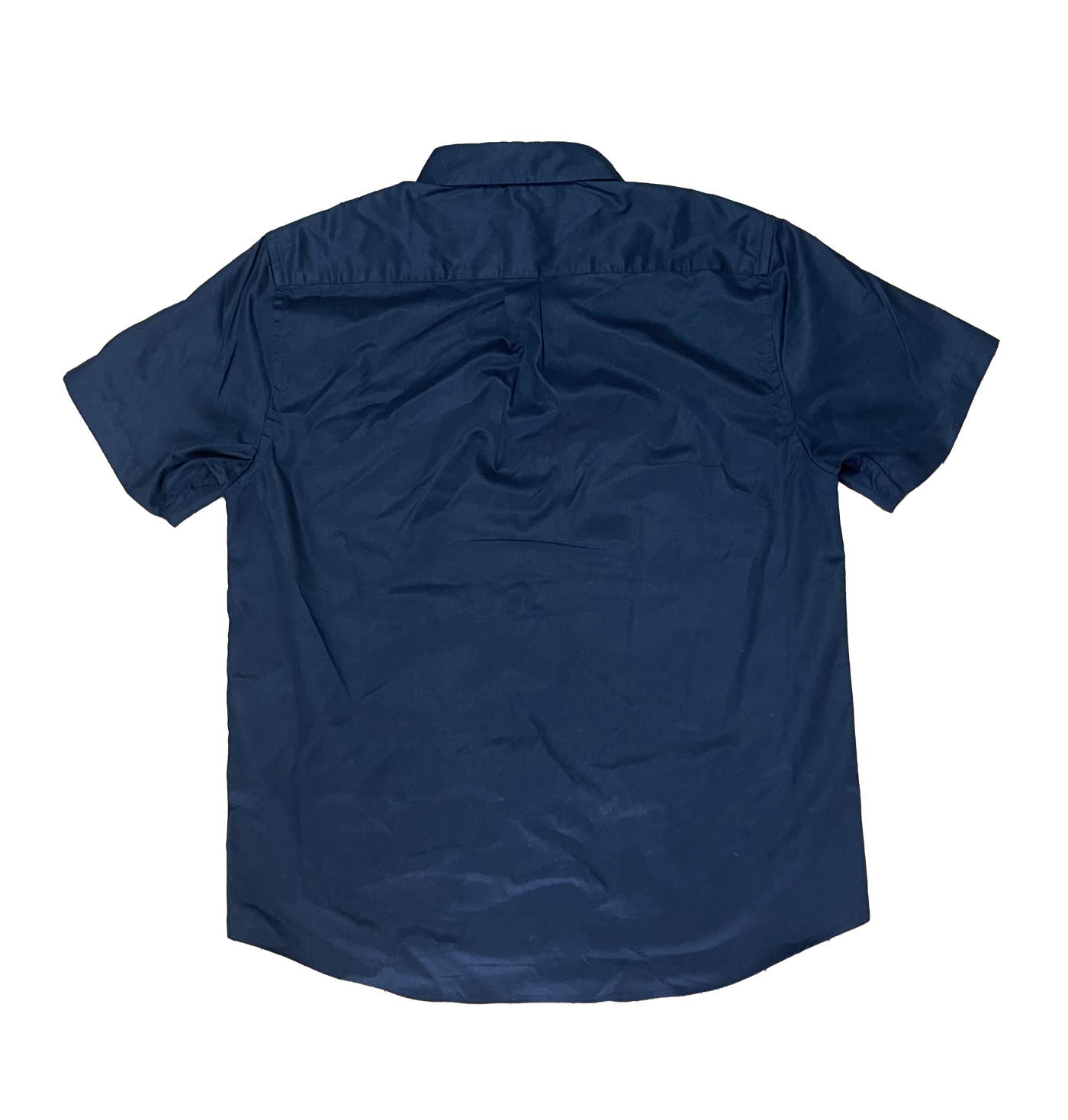 "I'm In Your Walls" Short Sleeve Button Up (Black)